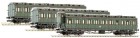 01563 Tillig Set of 3 four axle Compartment cars